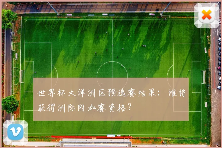 世界杯大洋洲区预选赛结果：谁将获得洲际附加赛资格？